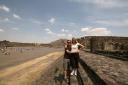 Greg and Cath at Teotihuacan pyramids